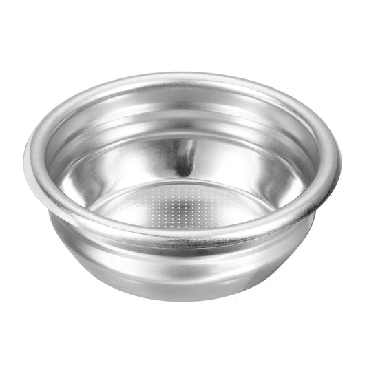 Panier filtre à café 58 mm, bol pour machine à expresso 2 tasses en acier inoxydable - Argent