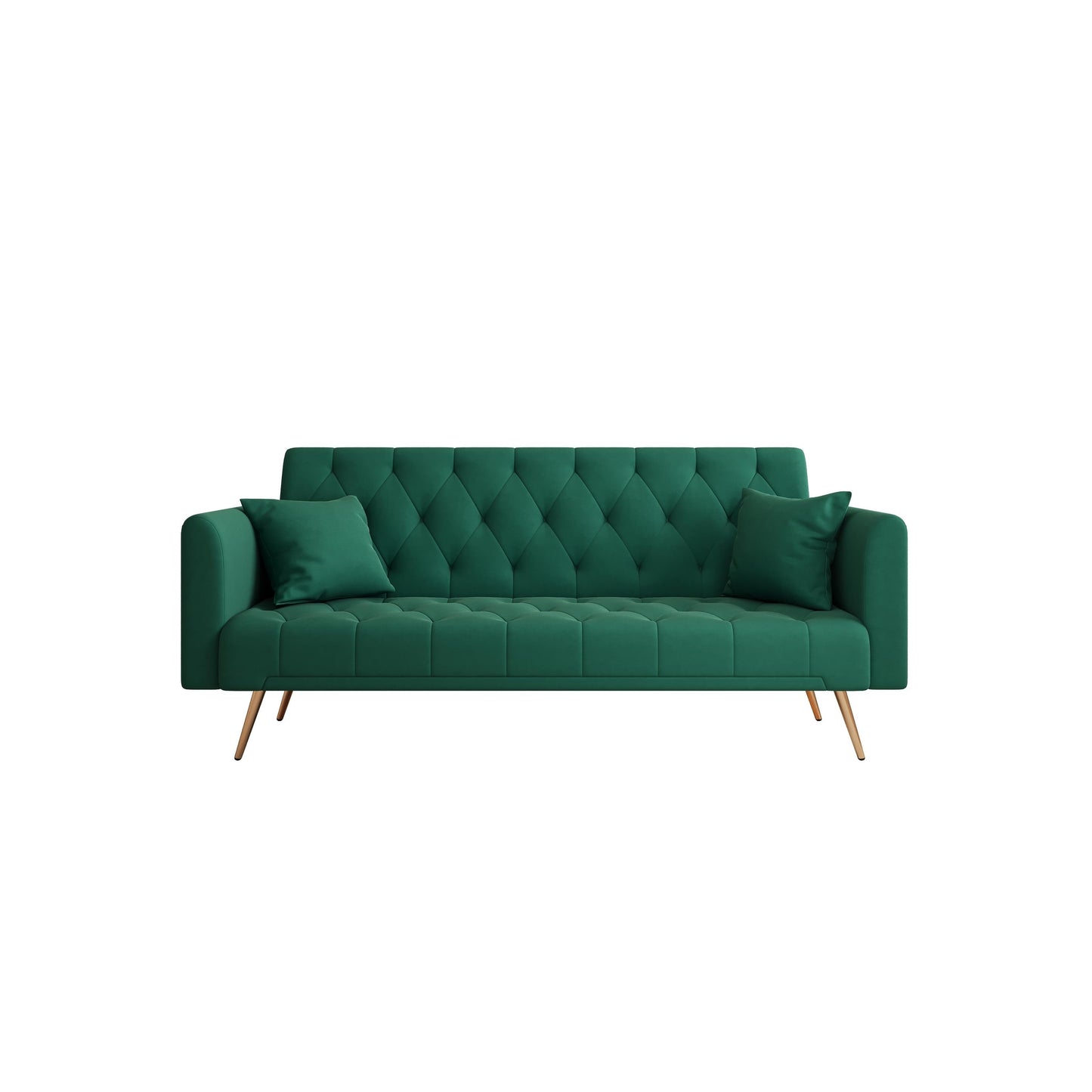 Canapé-lit double convertible rembourré et pliable - 19,00 x 71,00 x 30,00