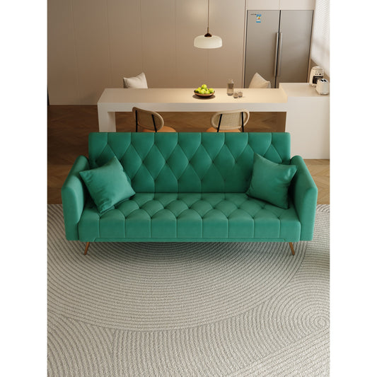 Canapé-lit double convertible rembourré et pliable - 19,00 x 71,00 x 30,00