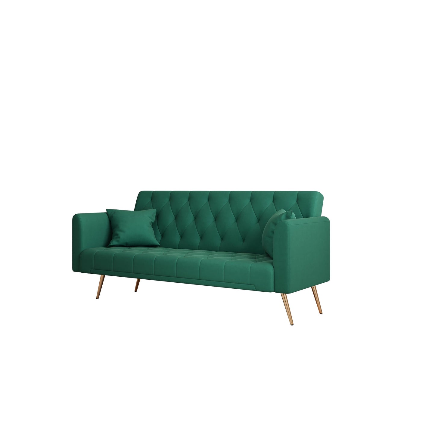 Canapé-lit double convertible rembourré et pliable - 19,00 x 71,00 x 30,00