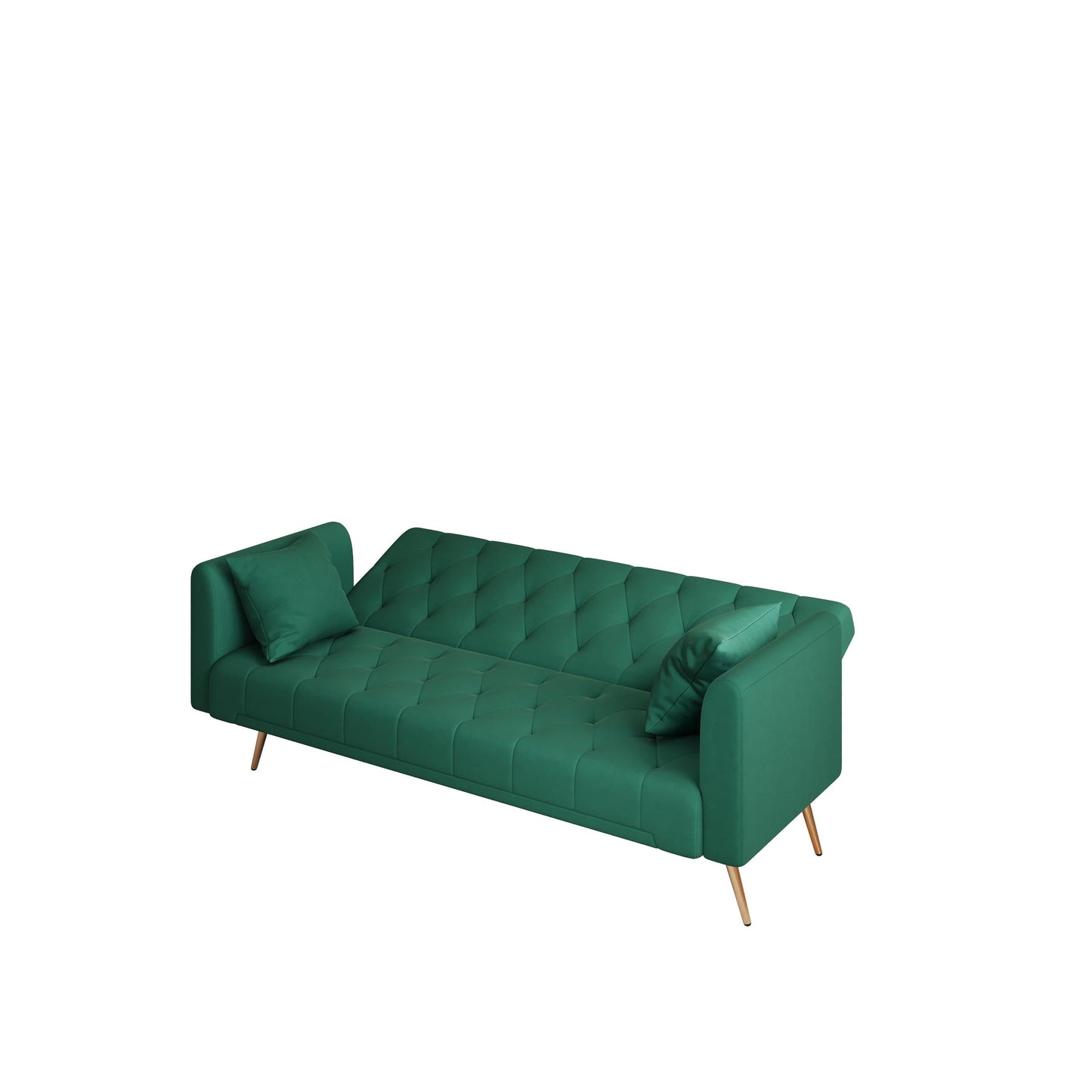 Canapé-lit double convertible rembourré et pliable - 19,00 x 71,00 x 30,00
