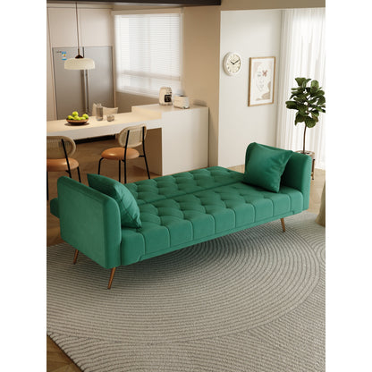 Canapé-lit double convertible rembourré et pliable - 19,00 x 71,00 x 30,00
