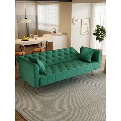 Canapé-lit double convertible rembourré et pliable - 19,00 x 71,00 x 30,00