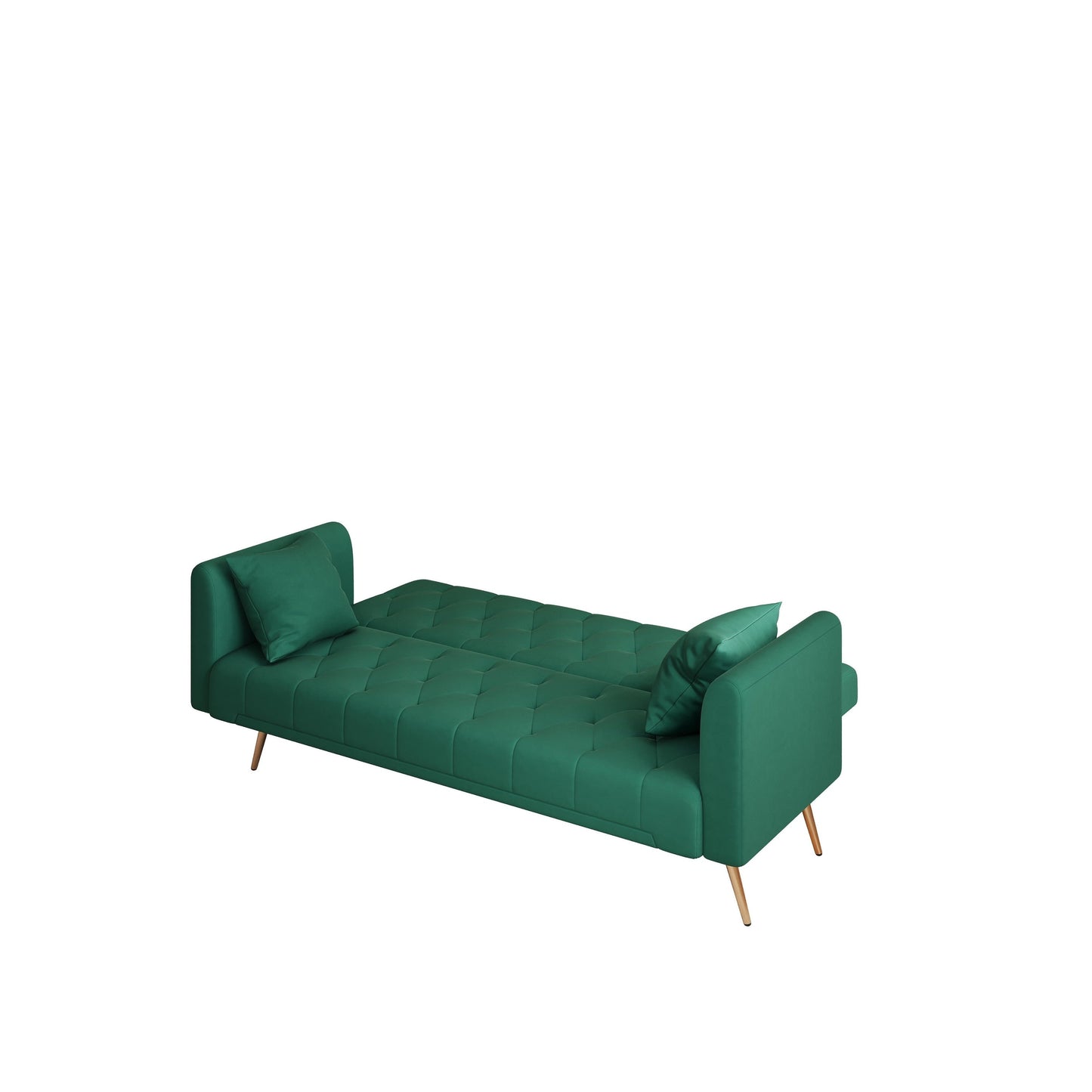 Canapé-lit double convertible rembourré et pliable - 19,00 x 71,00 x 30,00