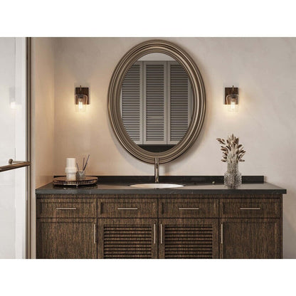 Lot de 2 appliques murales modernes en verre de style ferme, certifiées UL