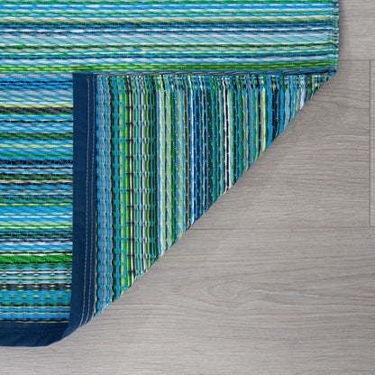 Tapis d'intérieur/extérieur à rayures Sundown Beach