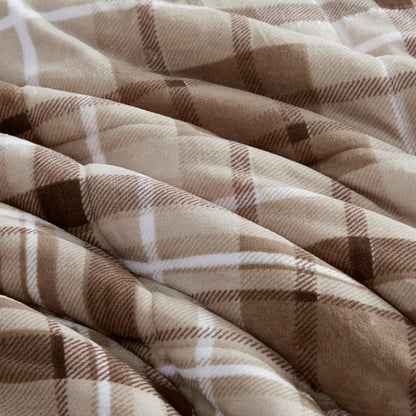 Parure de couette Woolrich Alton en duvet synthétique et sherpa