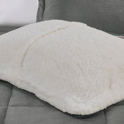 Parure de couette Woolrich Alton en duvet synthétique et sherpa