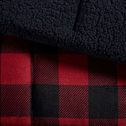 Parure de couette Woolrich Alton en duvet synthétique et sherpa