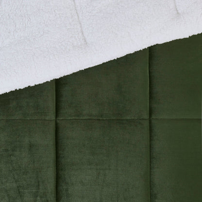 Parure de couette Woolrich Alton en duvet synthétique et sherpa