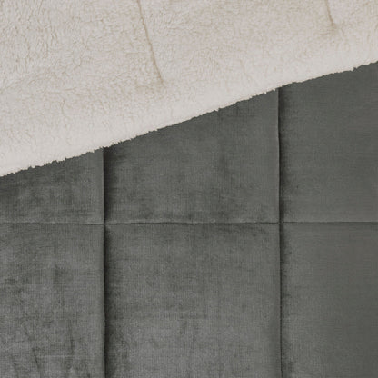 Parure de couette Woolrich Alton en duvet synthétique et sherpa