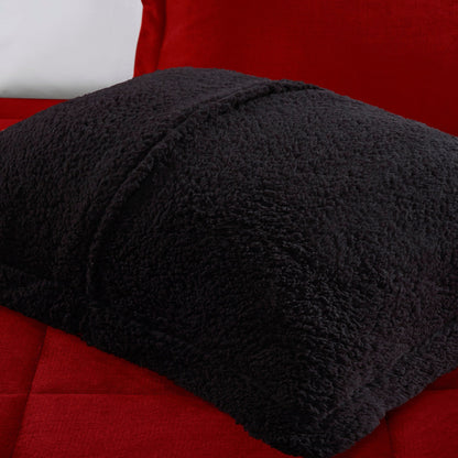 Parure de couette Woolrich Alton en duvet synthétique et sherpa