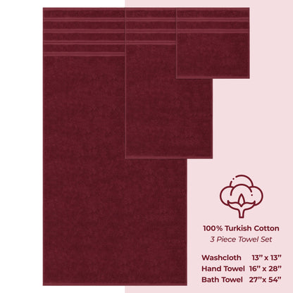Ensemble de serviettes de bain 3 pièces 100 % coton Serviettes de bain turques de luxe Serviettes de toilette extra larges Serviettes de visage Ensemble de liquidation