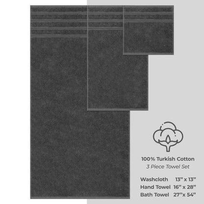 Ensemble de serviettes de bain 3 pièces 100 % coton Serviettes de bain turques de luxe Serviettes de toilette extra larges Serviettes de visage Ensemble de liquidation