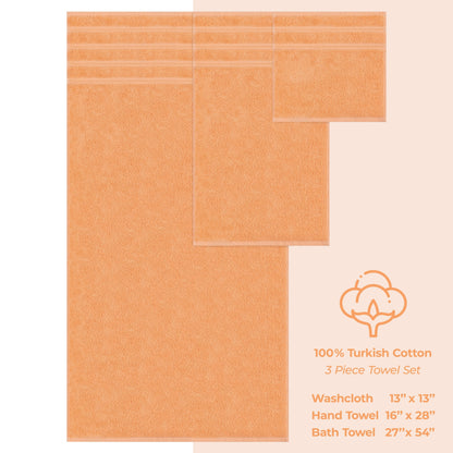 Ensemble de serviettes de bain 3 pièces 100 % coton Serviettes de bain turques de luxe Serviettes de toilette extra larges Serviettes de visage Ensemble de liquidation