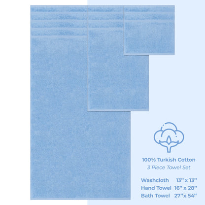 Ensemble de serviettes de bain 3 pièces 100 % coton Serviettes de bain turques de luxe Serviettes de toilette extra larges Serviettes de visage Ensemble de liquidation
