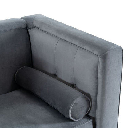 Sofa for Living Room Mid Century Sofa Tufted Cushion Solid Wooden Legs for Living Room Bedroom Comfy