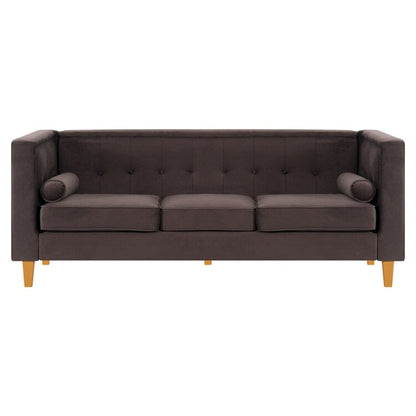 Sofa for Living Room Mid Century Sofa Tufted Cushion Solid Wooden Legs for Living Room Bedroom Comfy