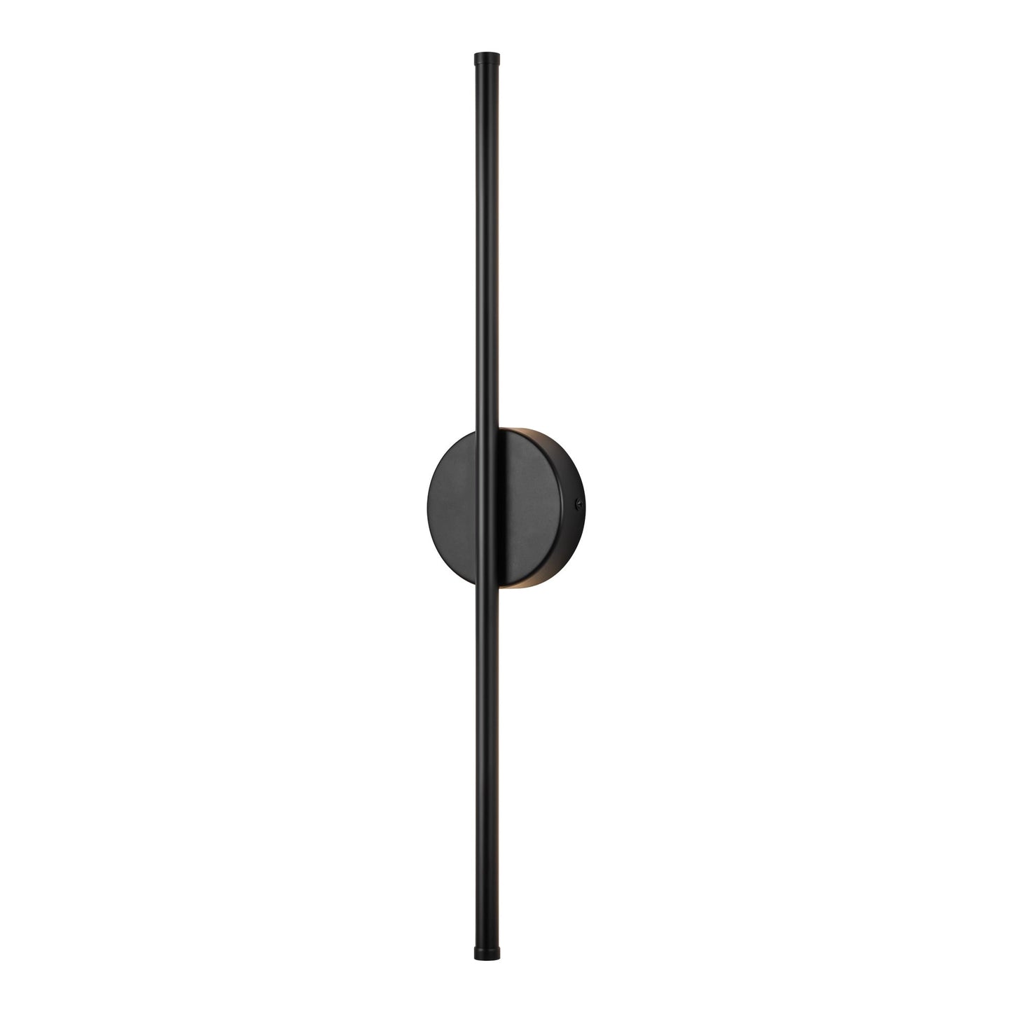 Applique murale linéaire moderne à 1 ampoule, noire/dorée/nickel, à LED, à intensité variable, pour salle de bain