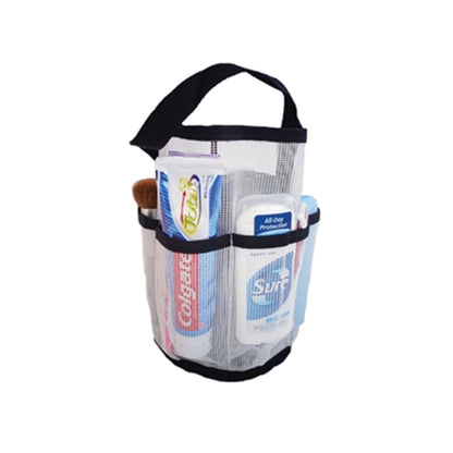 Sac de douche en toile noire très résistant - 9 x 6,5 pouces