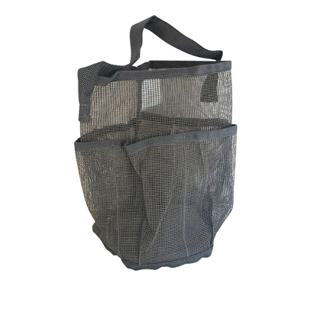 Sac de douche en toile noire très résistant - 9 x 6,5 pouces