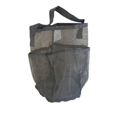 Sac de douche en toile noire très résistant - 9 x 6,5 pouces