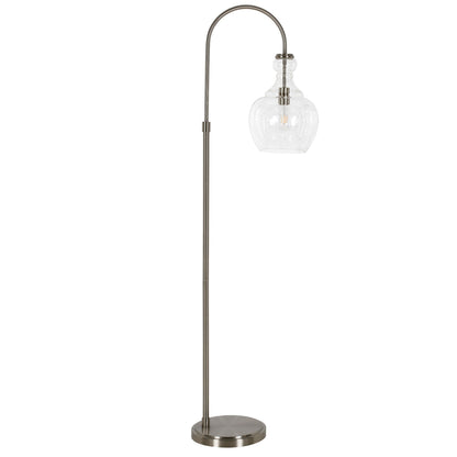 Lampadaire Verona Arc avec abat-jour en verre