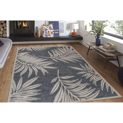 Tapis d'intérieur/extérieur à motif floral contemporain World Rug Gallery