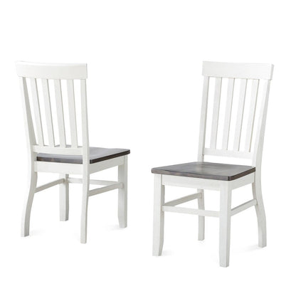 Chaise d'appoint en bois de ferme Steve Silver Crestwood (lot de 2)