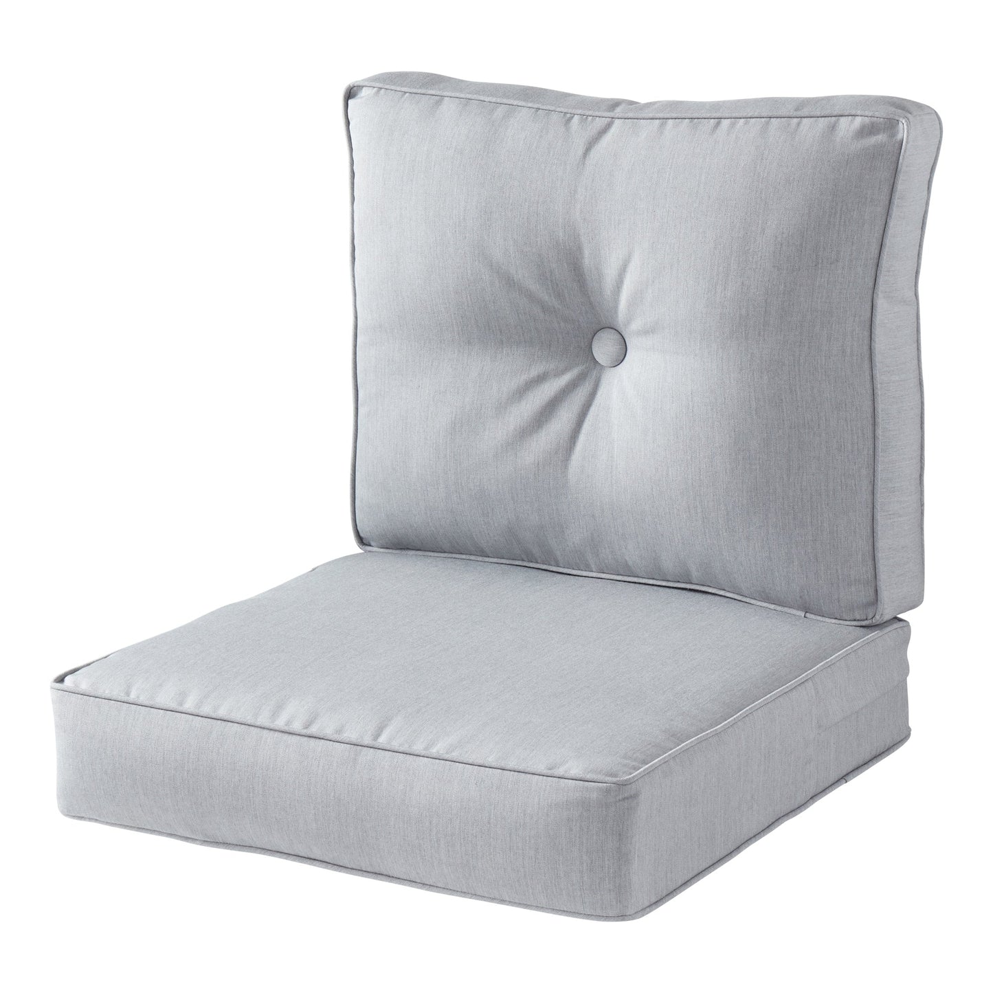 Ensemble de coussins d'extérieur à siège profond Sunbrella de qualité supérieure, 2 pièces