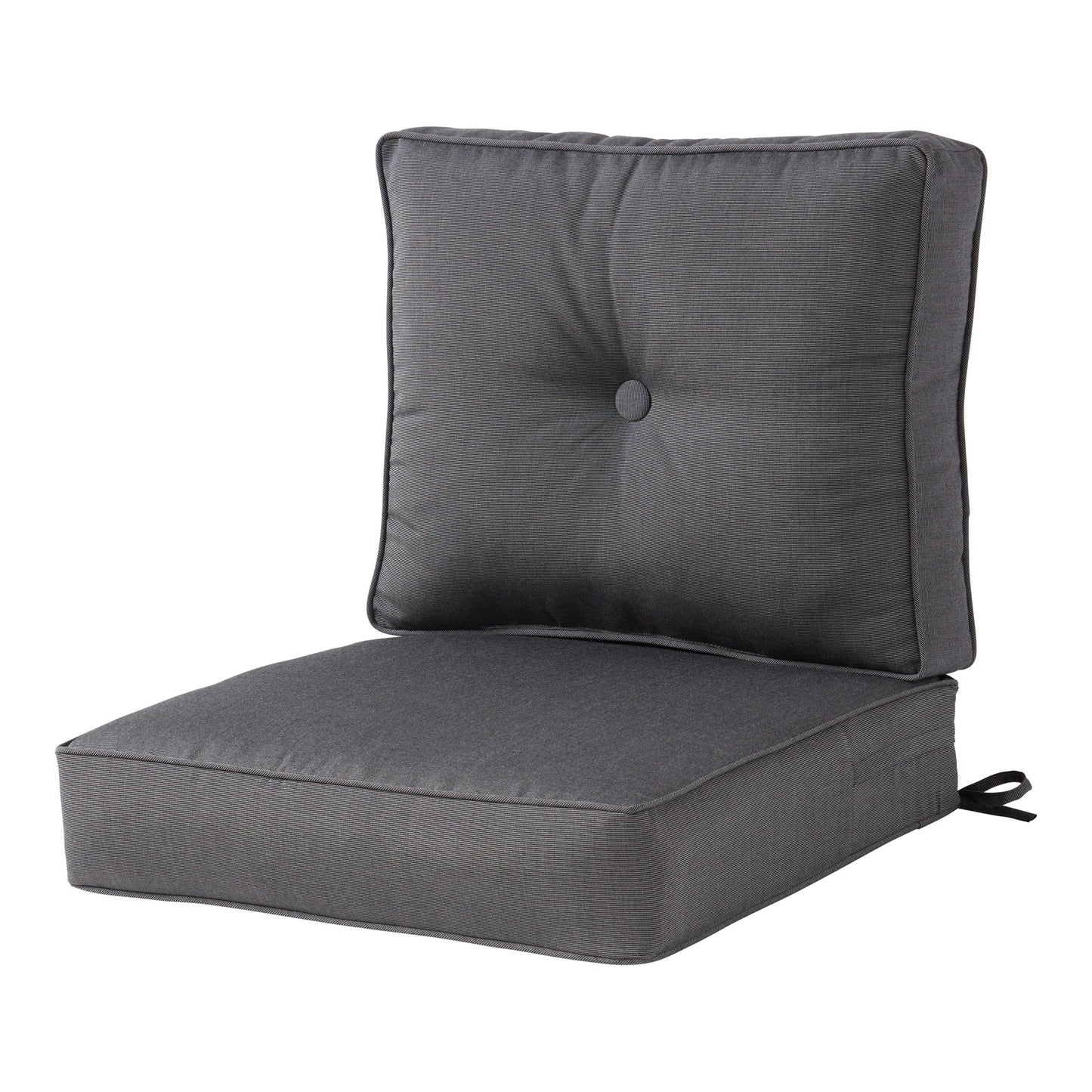 Ensemble de coussins d'extérieur à siège profond Sunbrella de qualité supérieure, 2 pièces