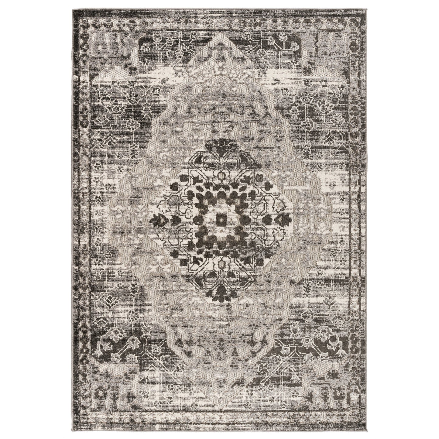 Tapis traditionnel d'intérieur/extérieur vieilli World Rug Gallery