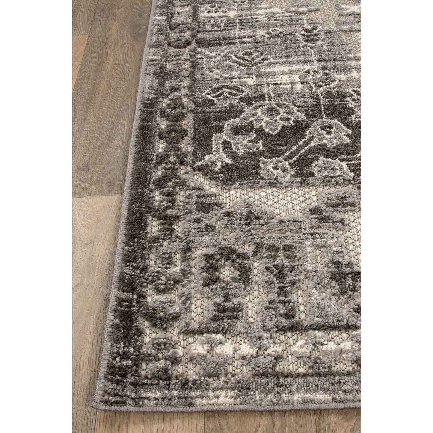 Tapis traditionnel d'intérieur/extérieur vieilli World Rug Gallery