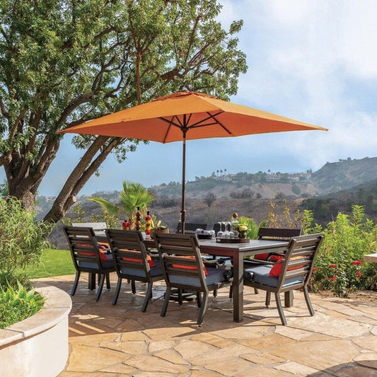 Parasol inclinable rectangulaire à bouton-poussoir SimplyShade Catalina de 10 pieds
