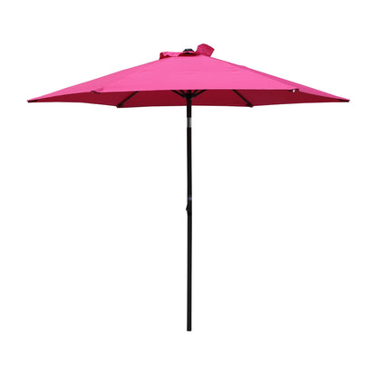 Parasol de patio inclinable et à manivelle de 8 pieds de Saint-Kitts