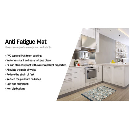 Tapis de cuisine anti-fatigue durable World Rug Gallery