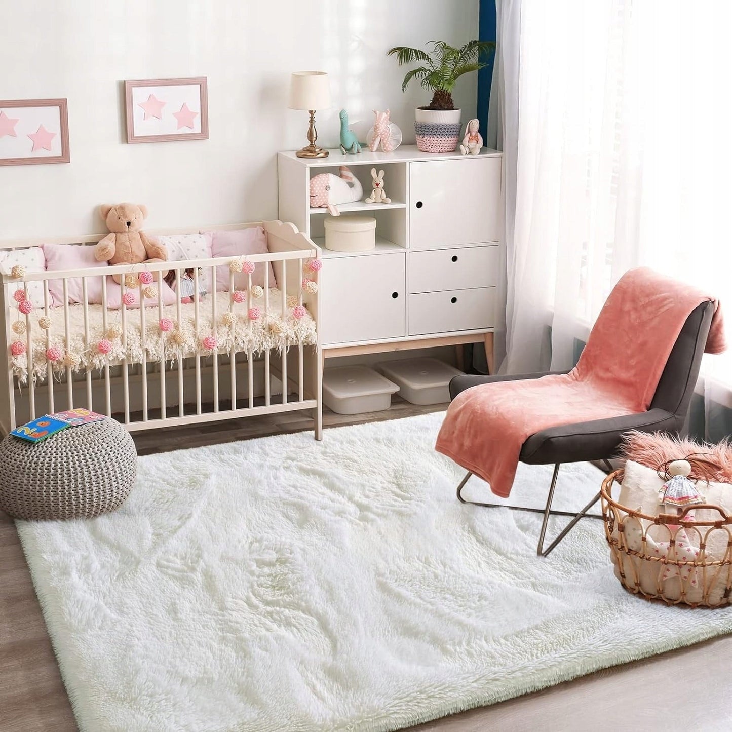 Tapis d'intérieur doux et moderne - 1,22 m x 1,62 m