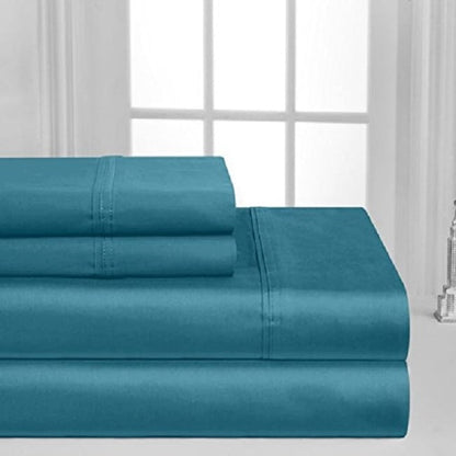 Ensemble de draps à poches profondes en coton riche 1000 fils