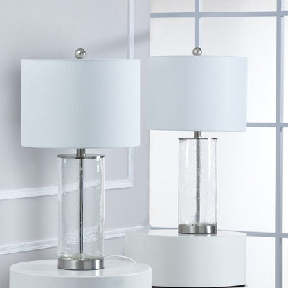 Lot de 2 lampes de table en verre transparent (23,75 $) - 13 x 13 x 23,75 $