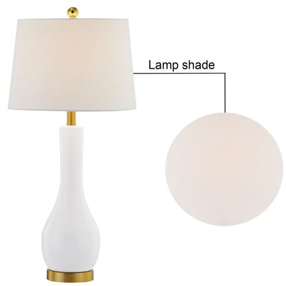 Ensemble de lampes de table en céramique 28,5 avec USB (lot de 2)