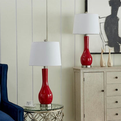 Ensemble de lampes de table en céramique 28,5 avec USB (lot de 2)