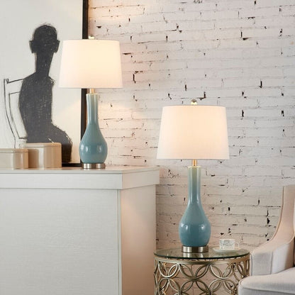 Ensemble de lampes de table en céramique 28,5 avec USB (lot de 2)