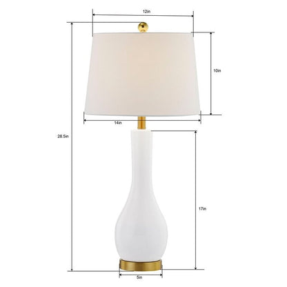 Ensemble de lampes de table en céramique 28,5 avec USB (lot de 2)