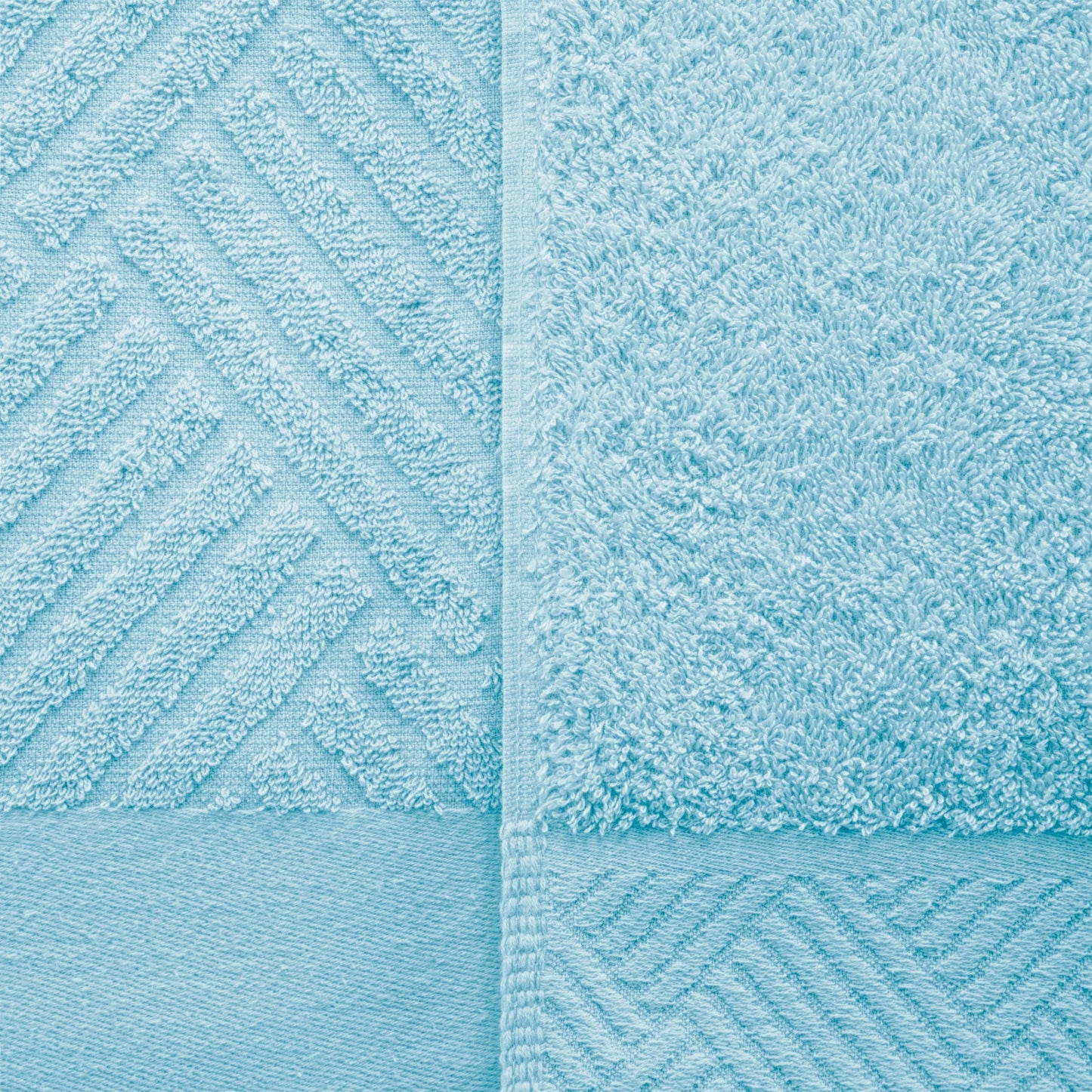Ensemble de serviettes 6 pièces en coton égyptien 100 % tissé de qualité supérieure