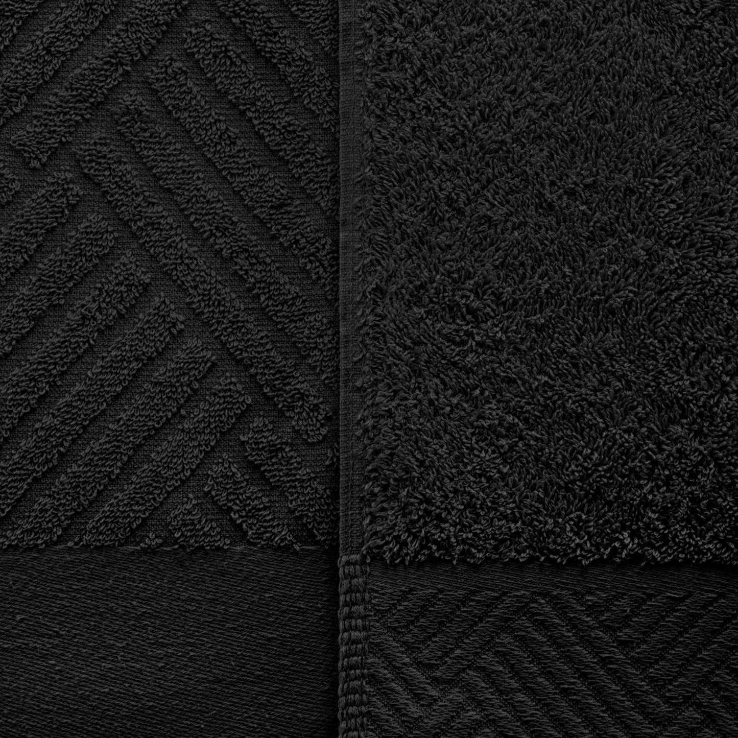 Ensemble de serviettes 6 pièces en coton égyptien 100 % tissé de qualité supérieure