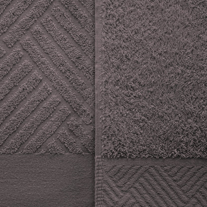 Ensemble de serviettes 6 pièces en coton égyptien 100 % tissé de qualité supérieure
