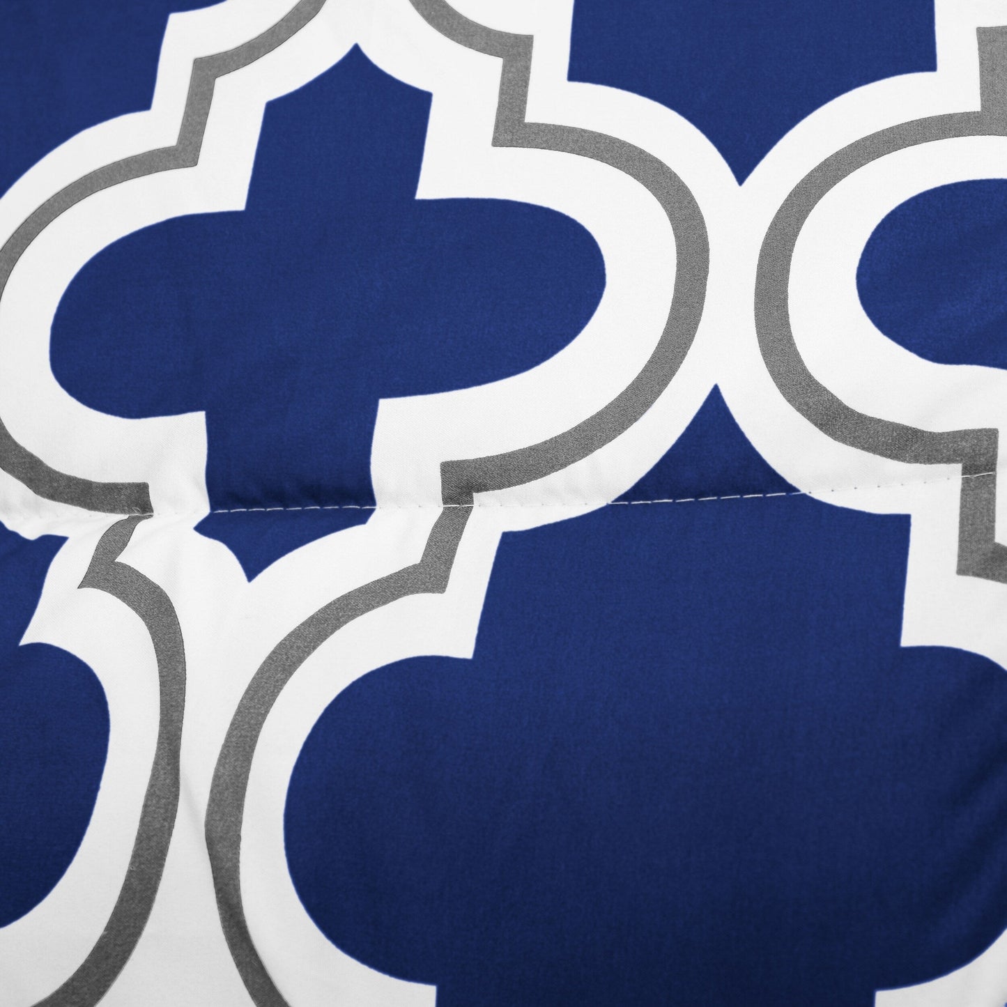 Ensemble de couettes toutes saisons en tissu treillis alternatif en duvet de qualité supérieure