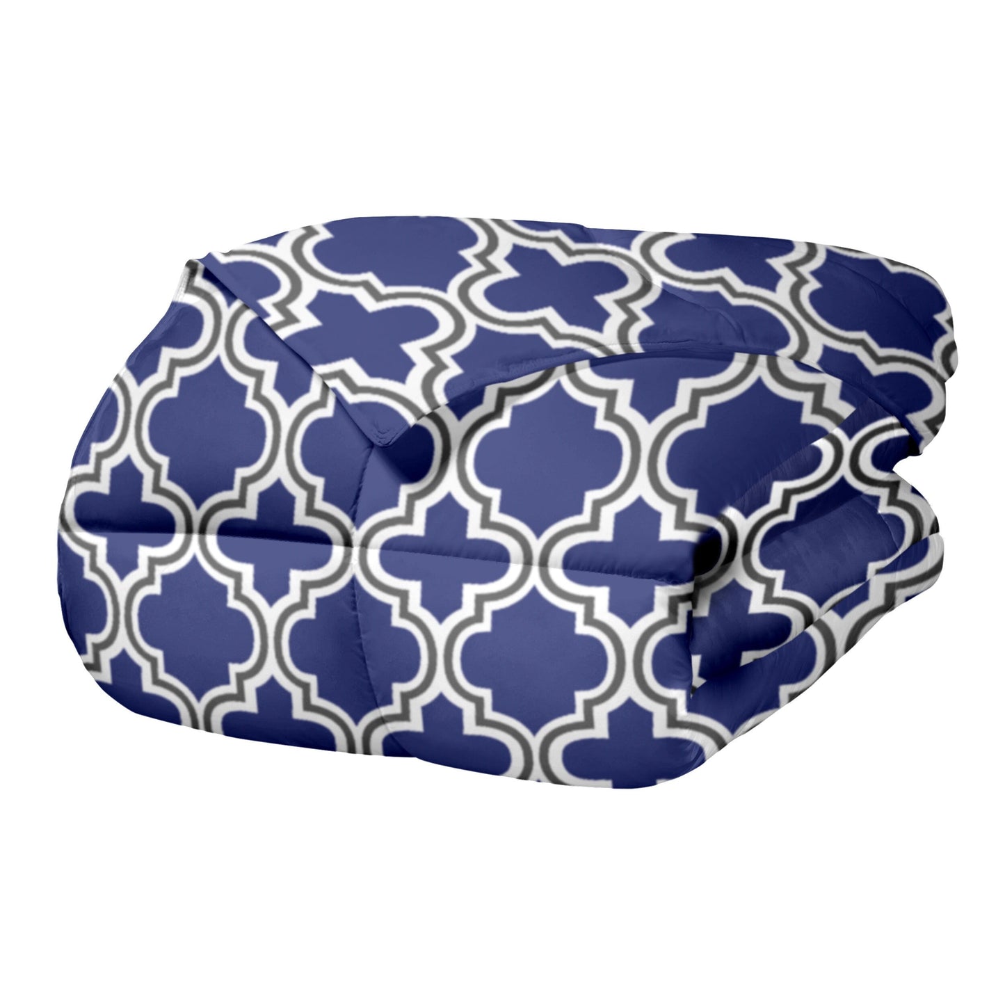 Ensemble de couettes toutes saisons en tissu treillis alternatif en duvet de qualité supérieure