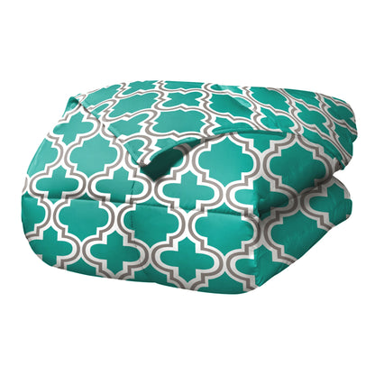 Ensemble de couettes toutes saisons en tissu treillis alternatif en duvet de qualité supérieure