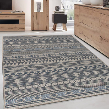 Tapis d'intérieur/extérieur bohème moderne de la World Rug Gallery